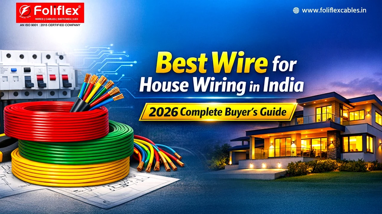 Best Wire for House Wiring in India 2026 - Foliflex Cables blog
