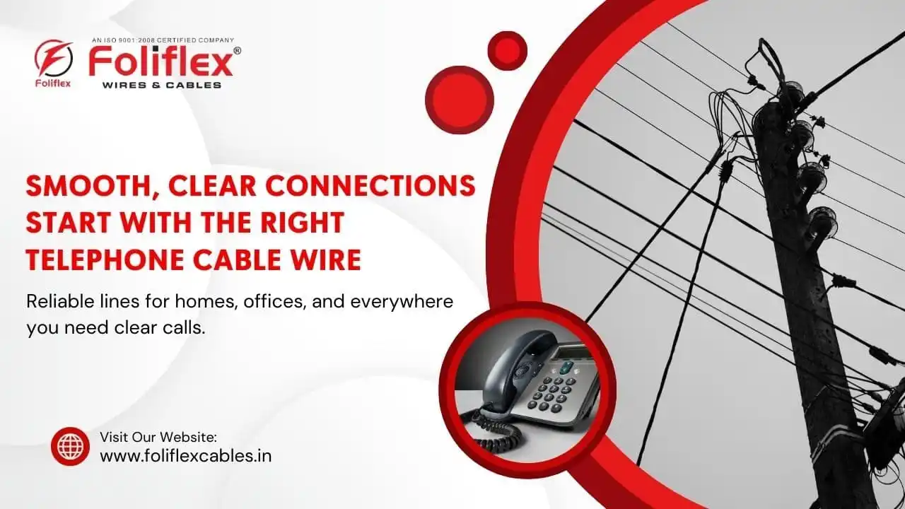Telephone Cables in India 2026: Types and Selection - Foliflex Cables blog