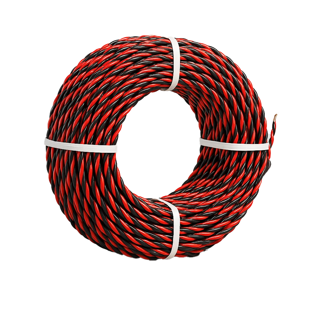 Foliflex twin twisted cable