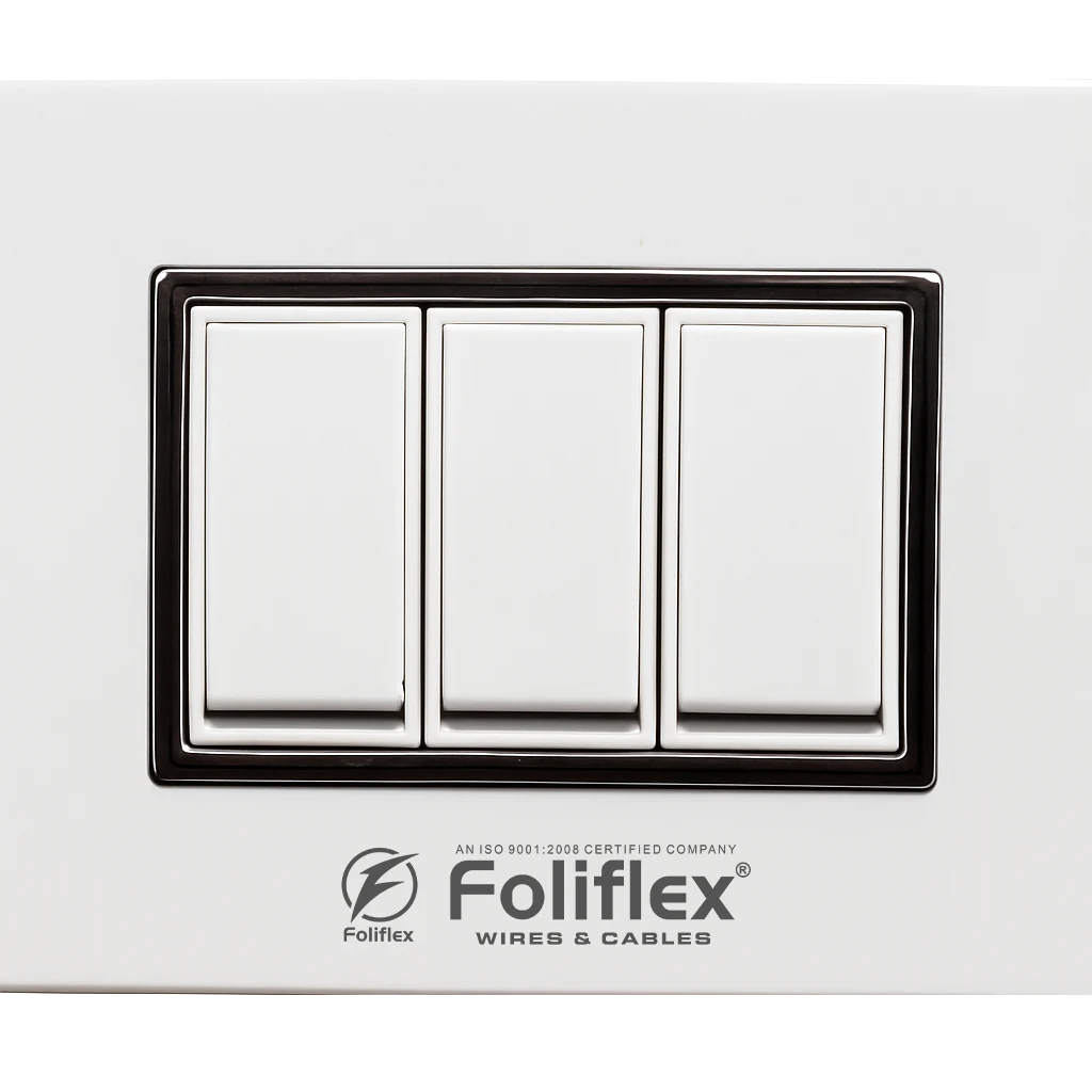 Foliflex 3-Gang Rocker Switch