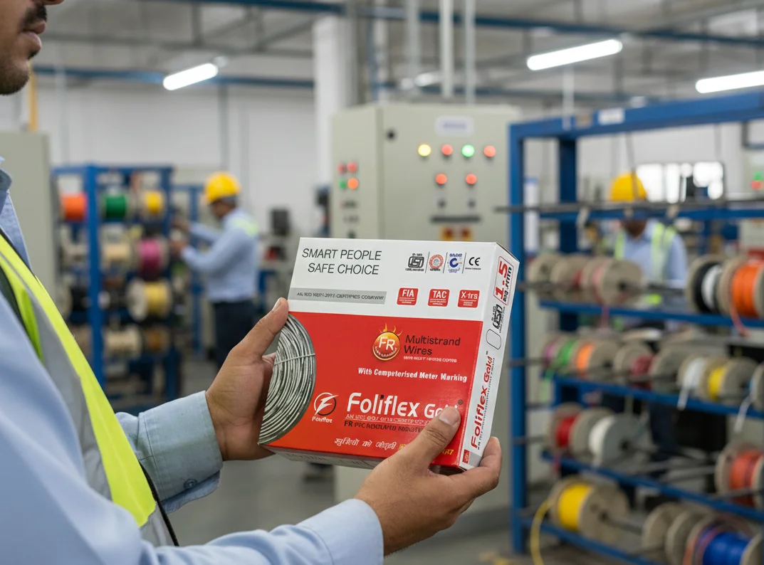 Foliflex housing wire for safe home wiring in India