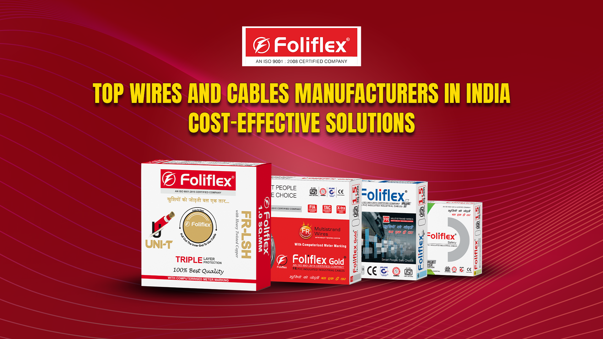 wires and cables manufacturers in India